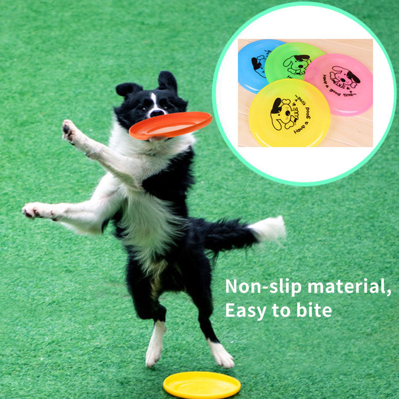 Silicone Flying Saucer Funny Pets Dog Toy Dog Game Flying Discs Resistant Chew Puppy Training Interactive Pet Supplies